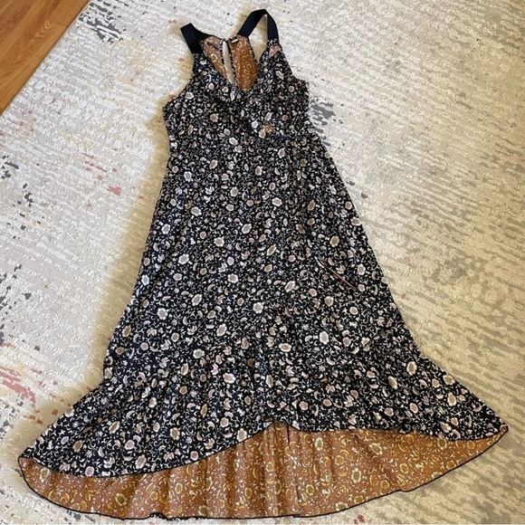 MAISON SCOTCH Scotch & Soda Wrap Floral Print Midi Dress size medium - Picture 7 of 8